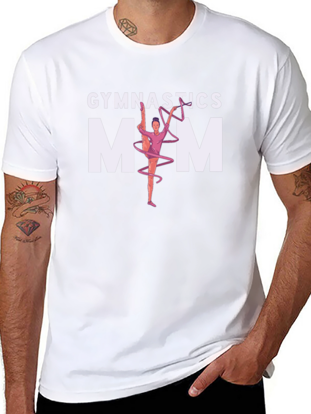 Gymnastics Mom T-Shirt - Black