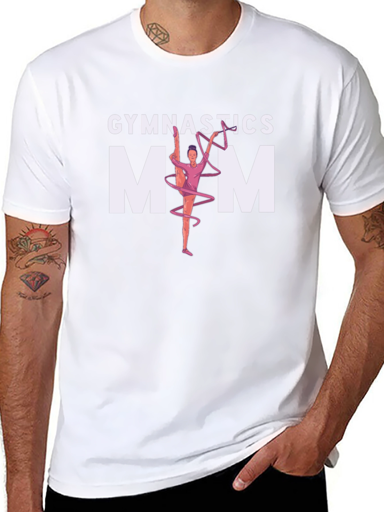 Gymnastics Mom T-Shirt - Black
