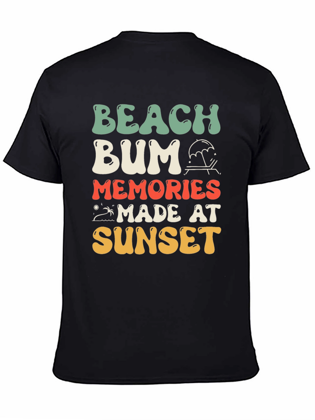 Beach Bum Sunset Memories T-Shirt