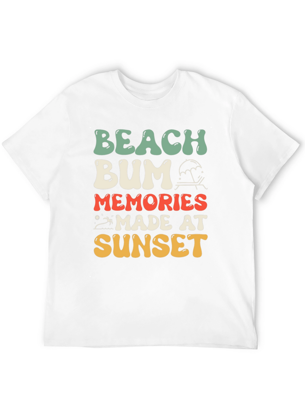 Beach Bum Sunset Memories T-Shirt