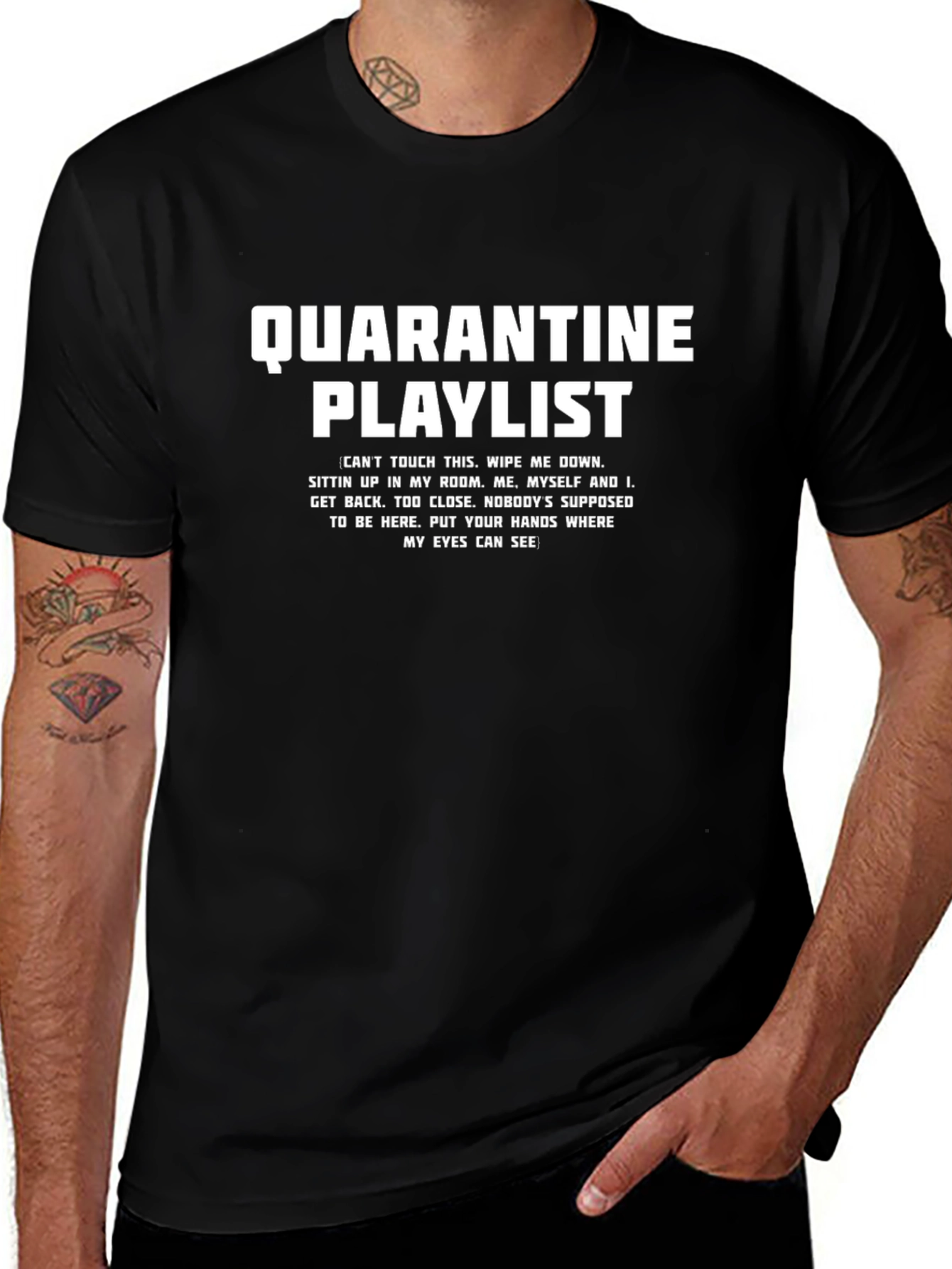 Quarantine Playlist Graphic T-Shirt