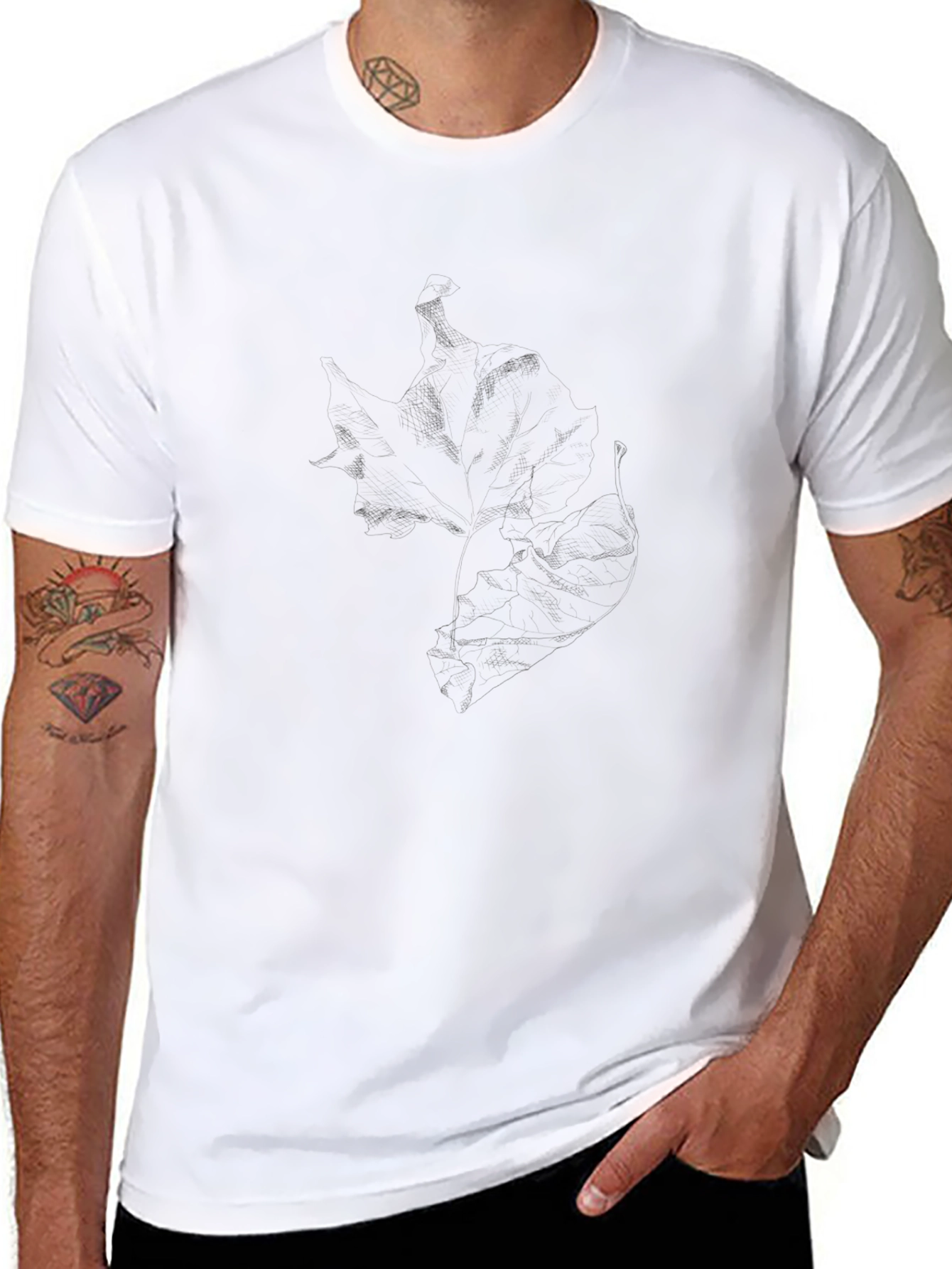 Mens Classic Black Short Sleeve T-Shirt