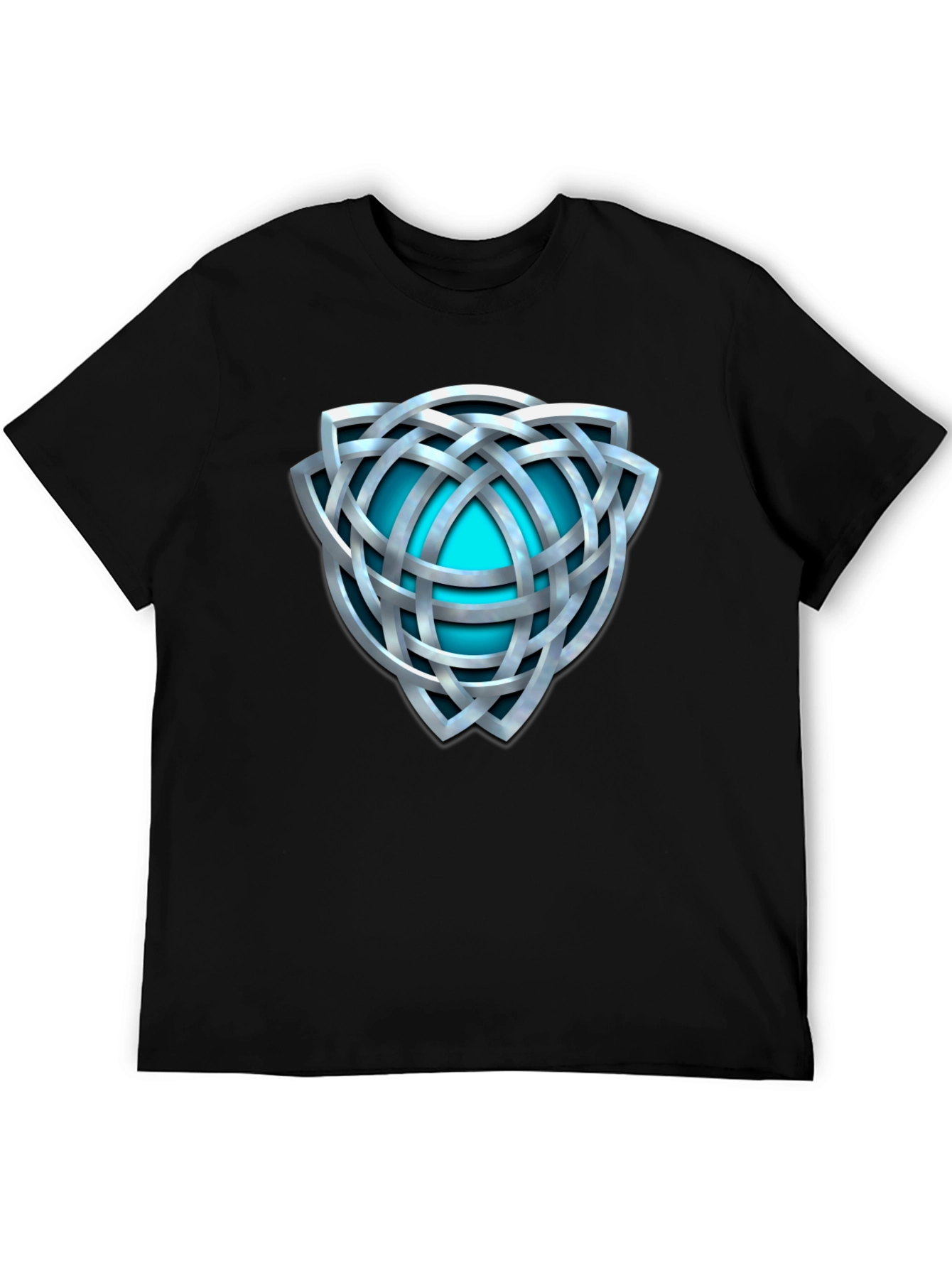 Celtic Knot Graphic Tee - Black