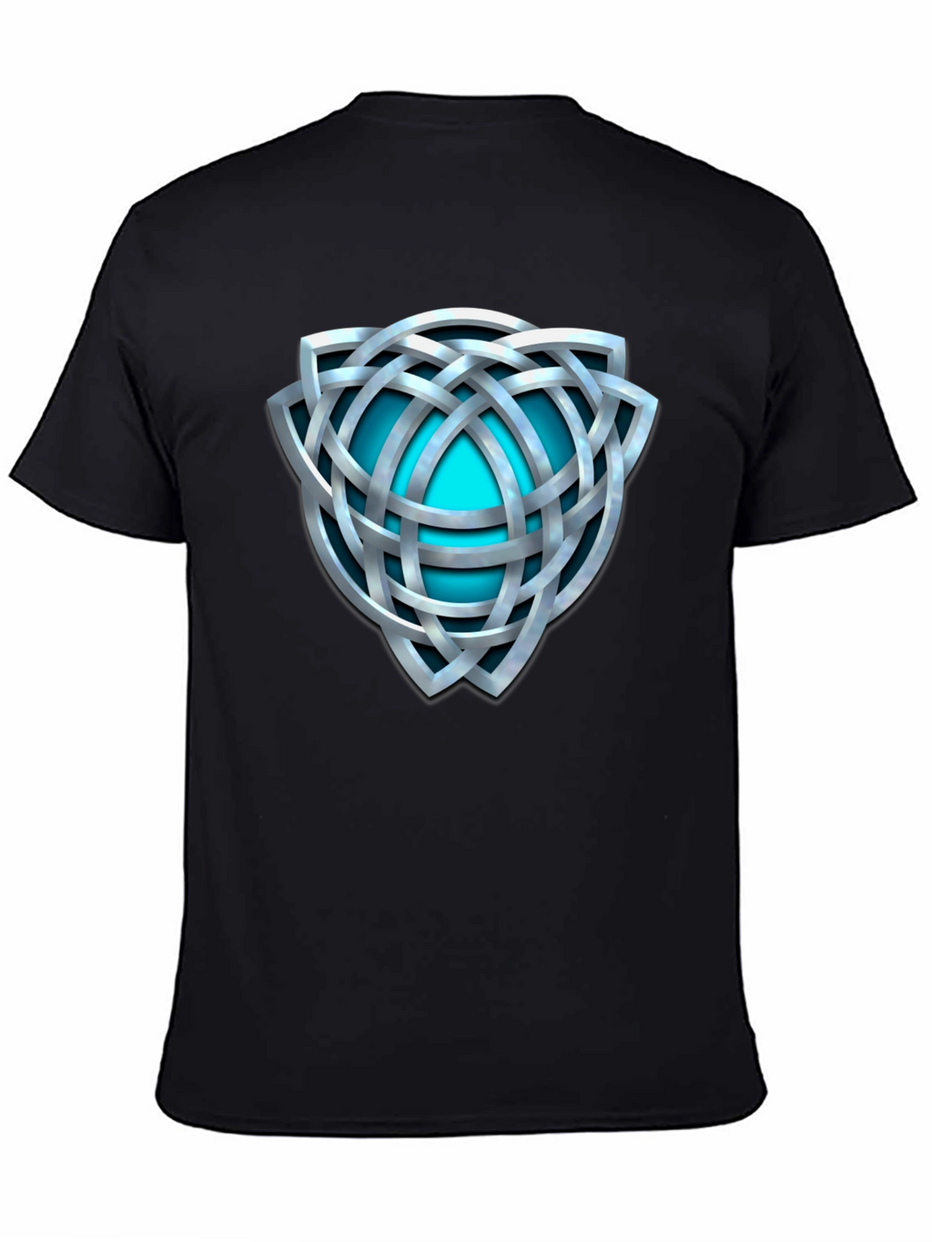 Celtic Knot Graphic Tee - Black
