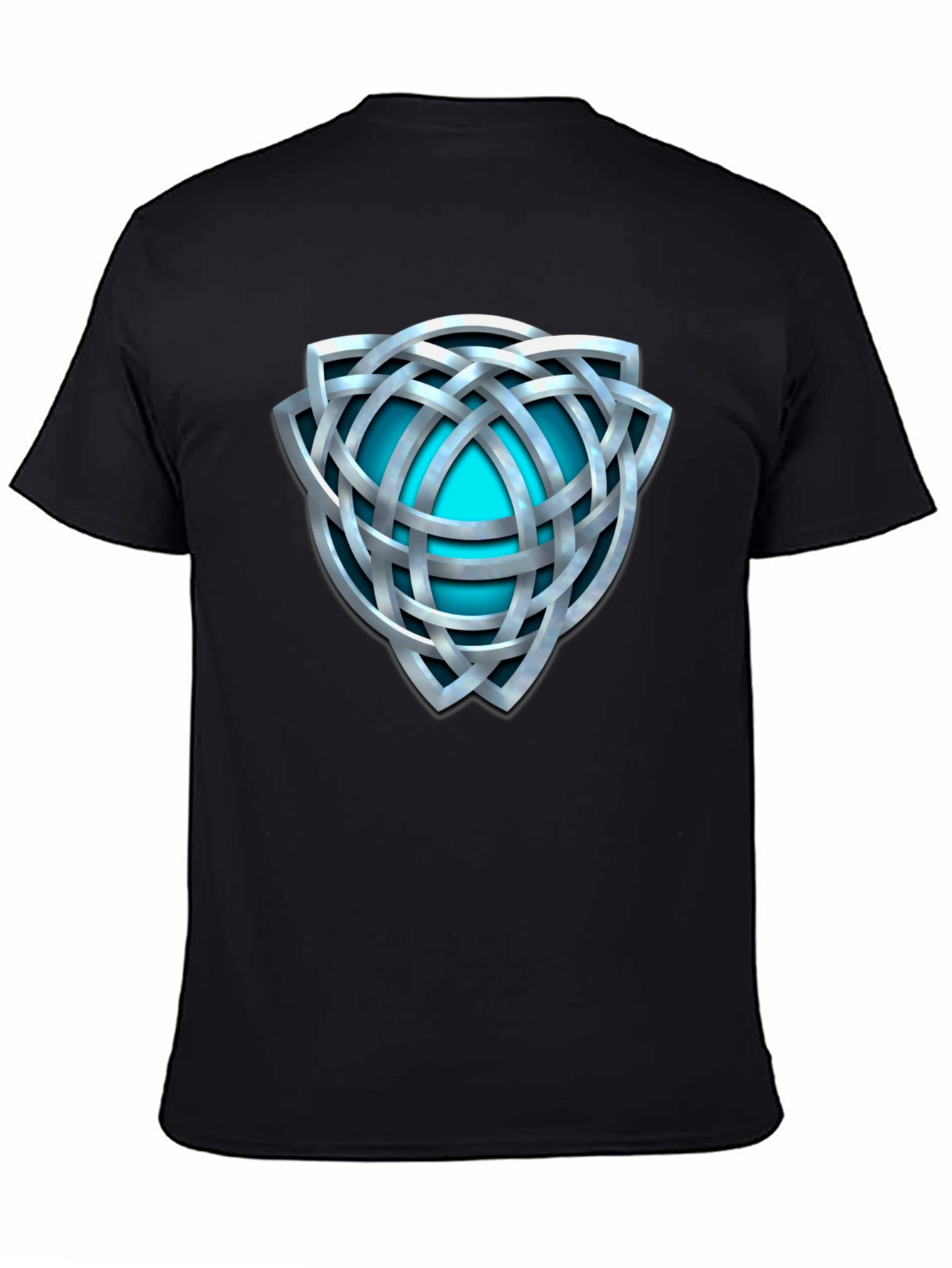 Celtic Knot Graphic Tee - Black
