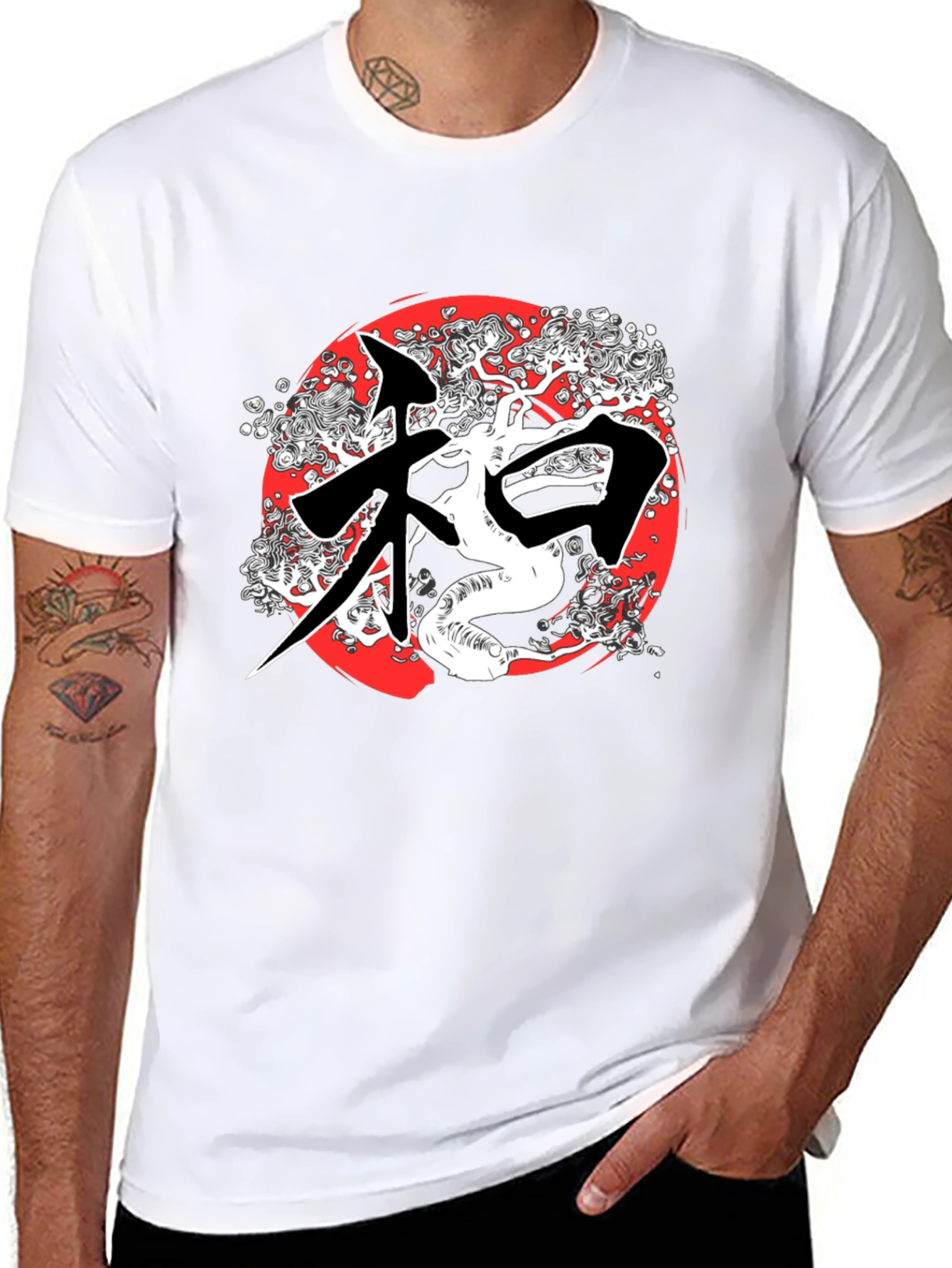 Zen Bonsai Tree Graphic Tee