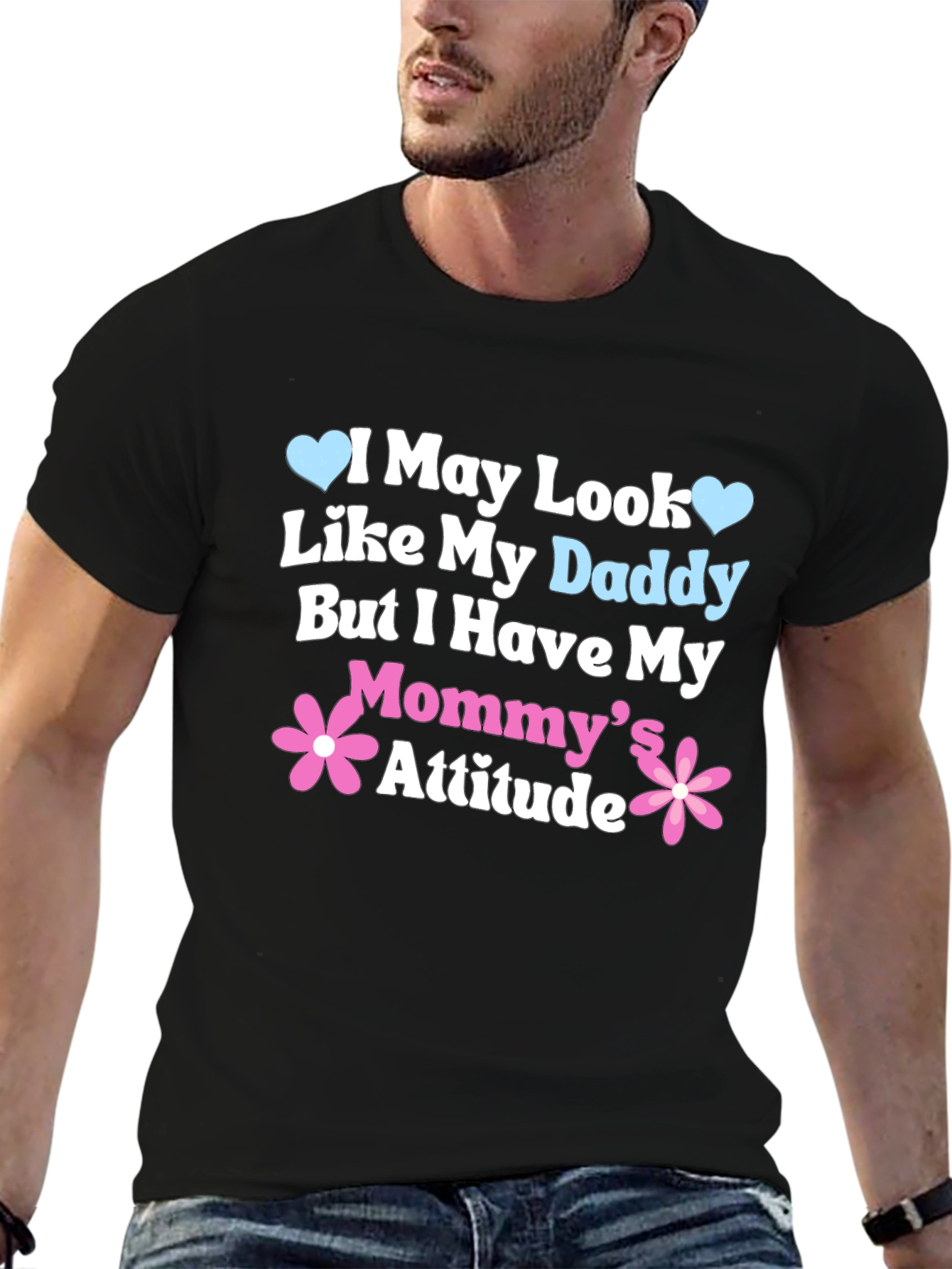 Daddy Looks Mommy Attitude Tee