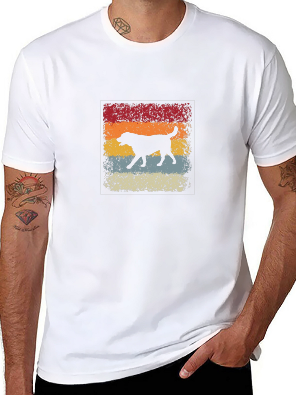 Retro Dog Silhouette Tee