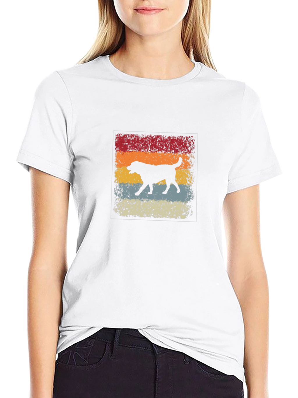 Retro Dog Silhouette Tee