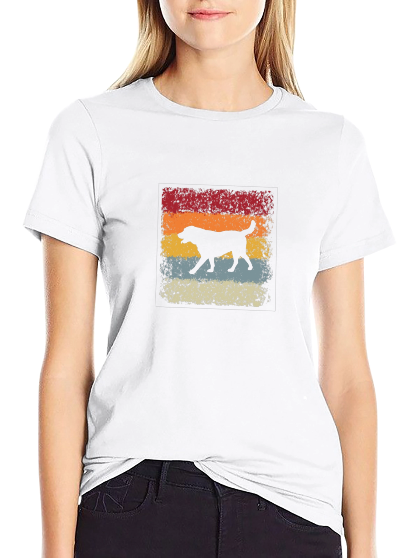 Retro Dog Silhouette Tee