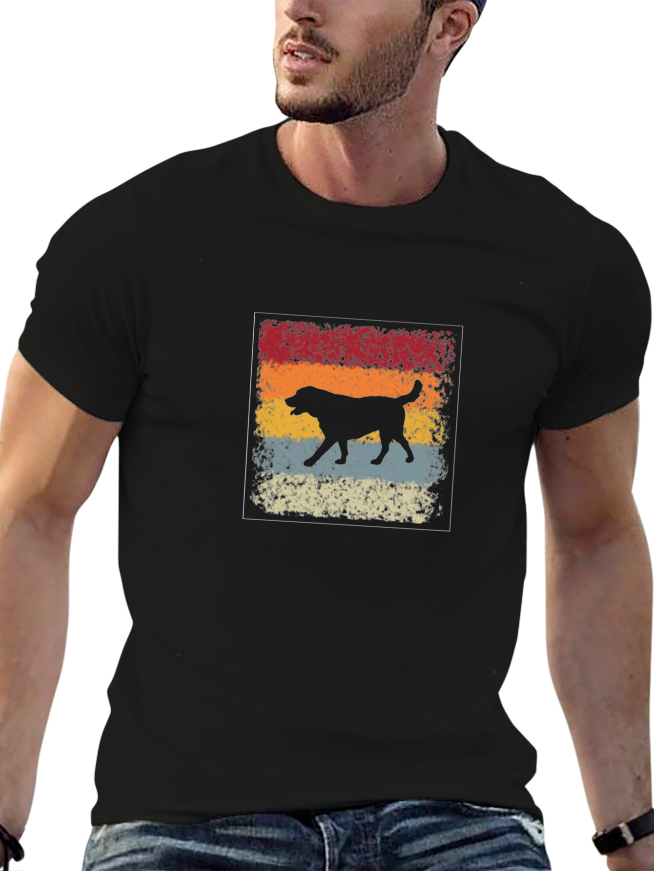 Retro Dog Silhouette Tee