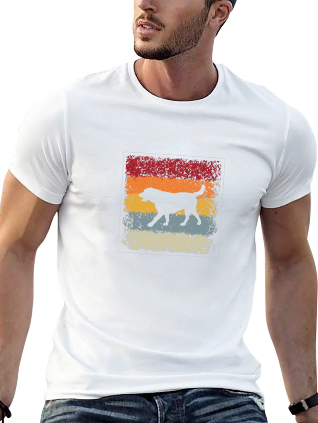 Retro Dog Silhouette Tee