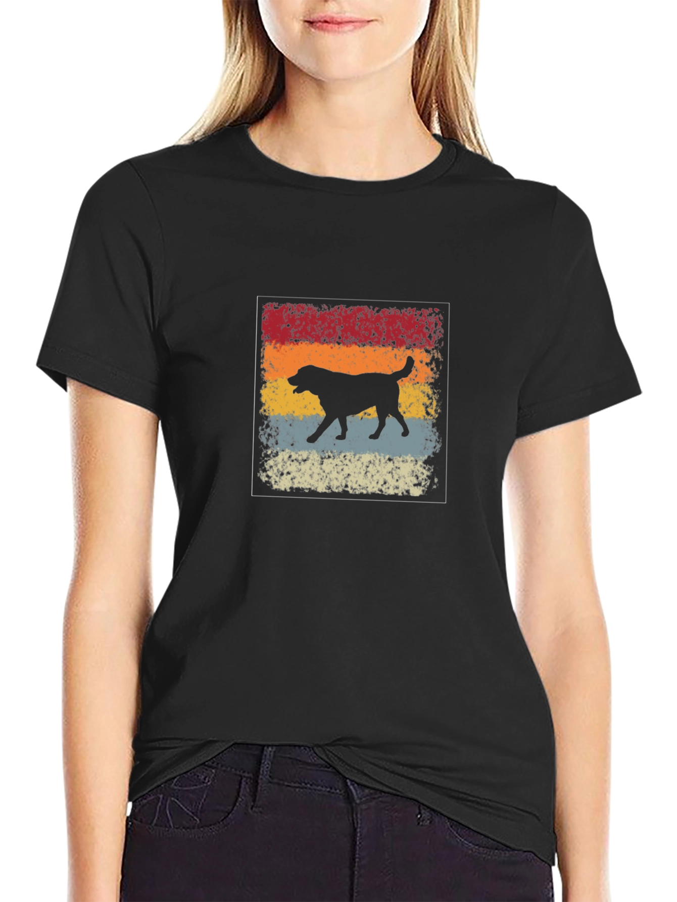 Retro Dog Silhouette Tee