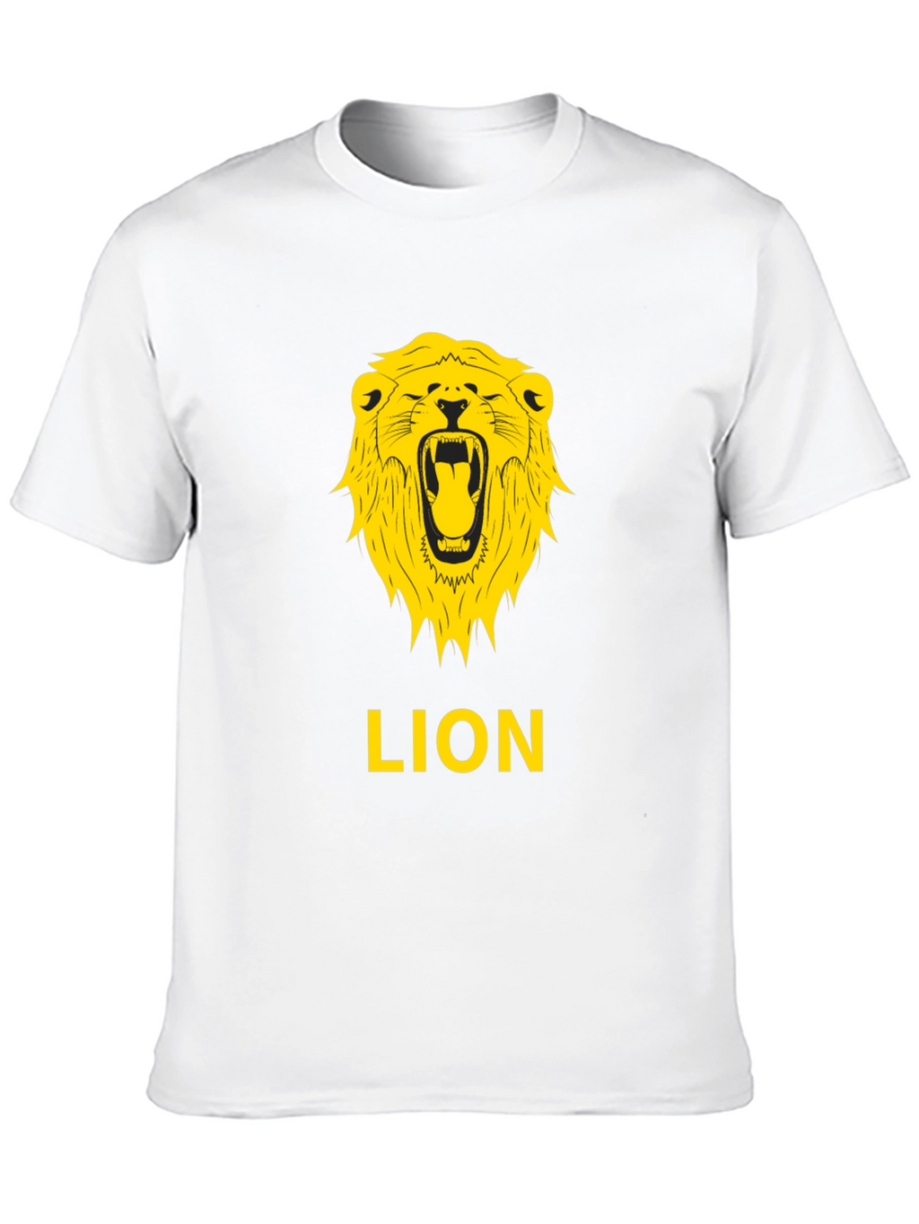 Lion Graphic Tee - Bold Black T-Shirt