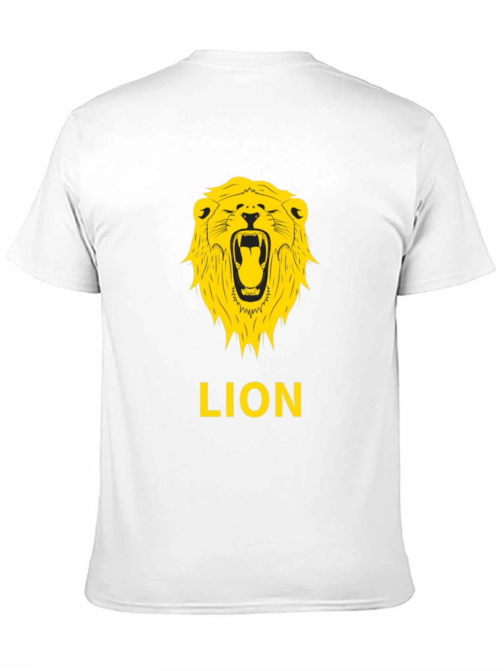 Lion Graphic Tee - Bold Black T-Shirt