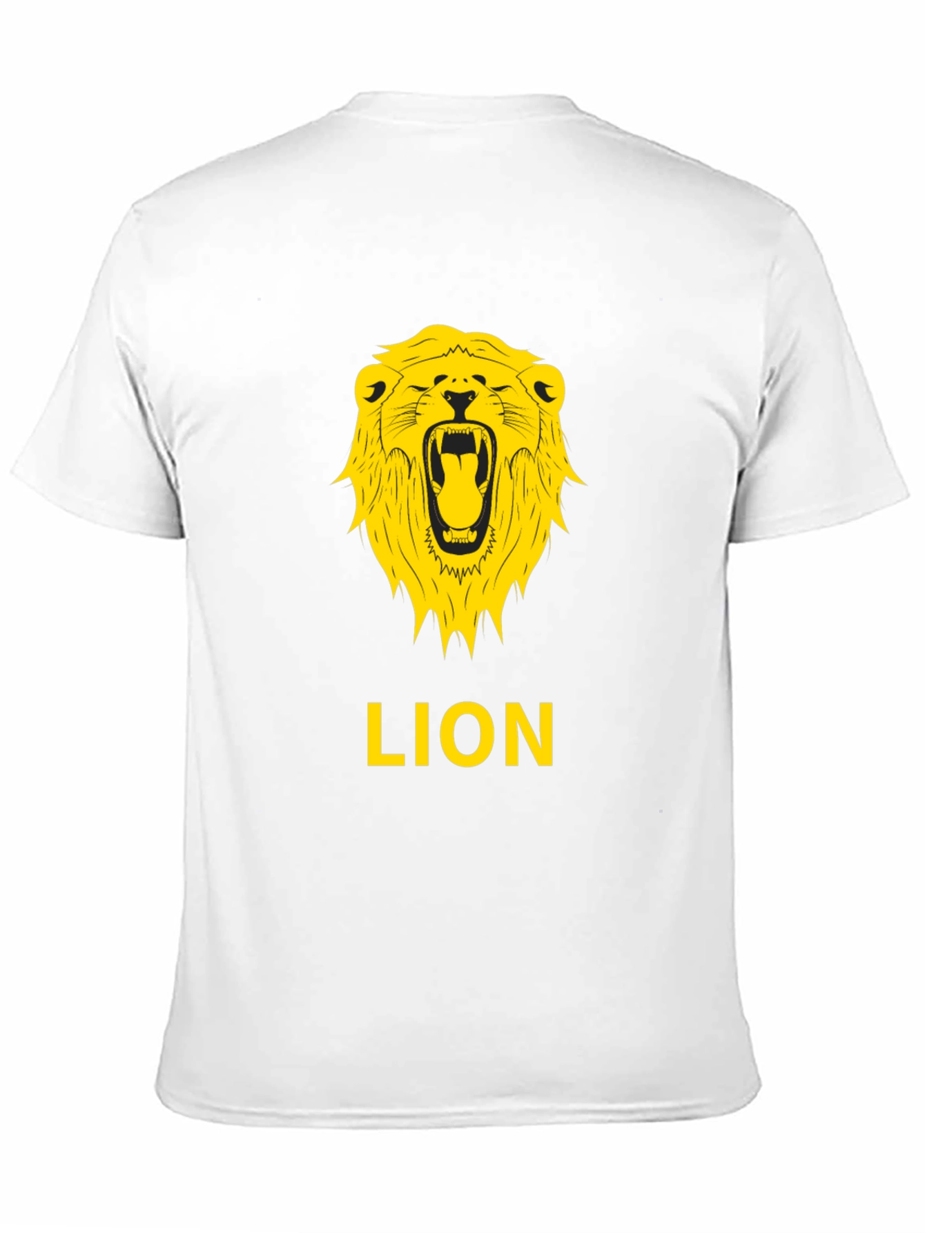 Lion Graphic Tee - Bold Black T-Shirt