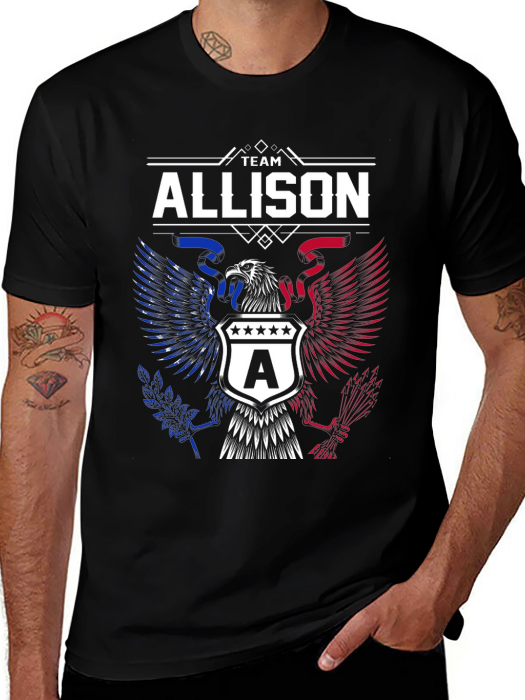 Team Allison Patriotic Eagle T-Shirt