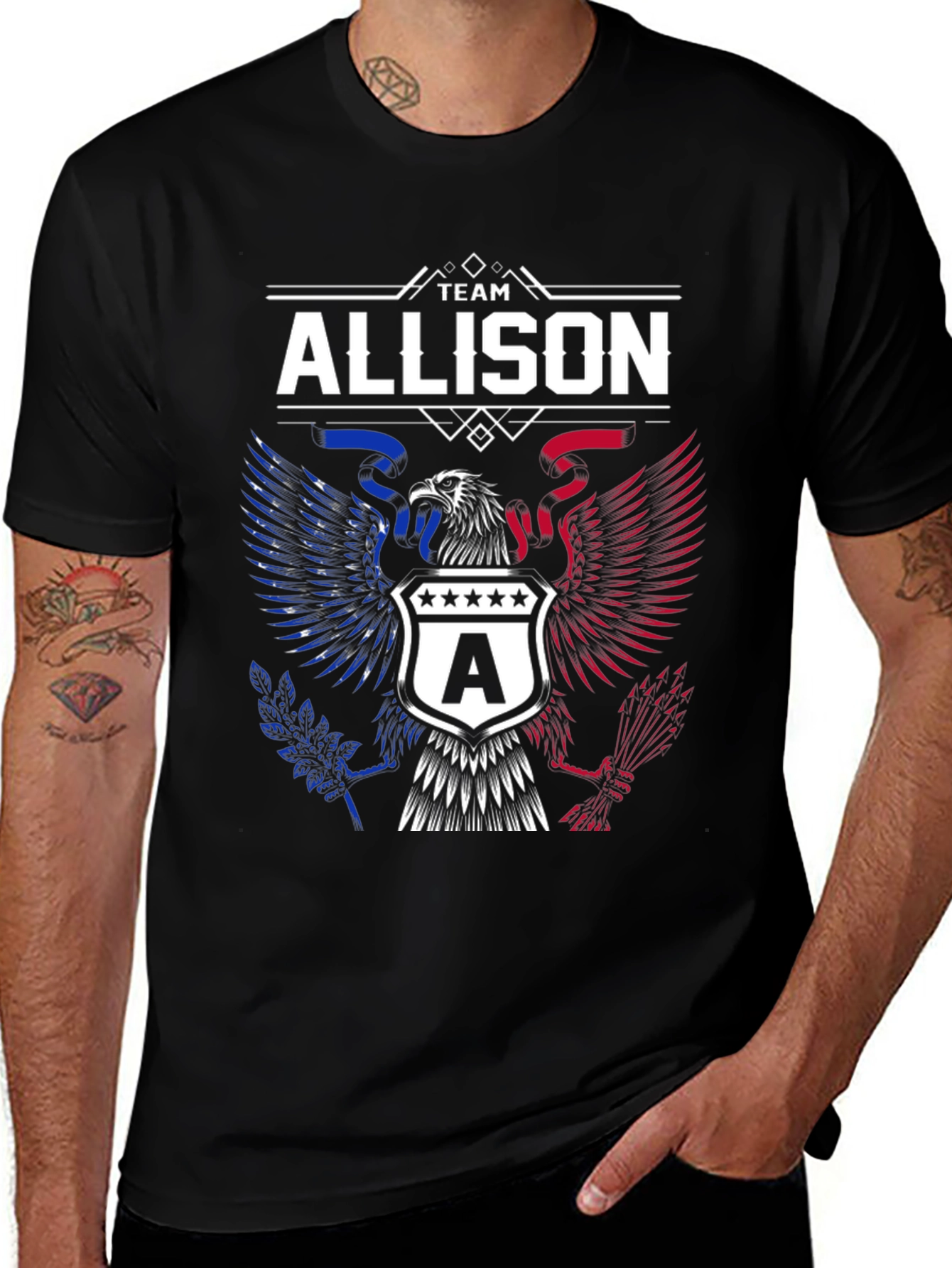 Team Allison Patriotic Eagle T-Shirt