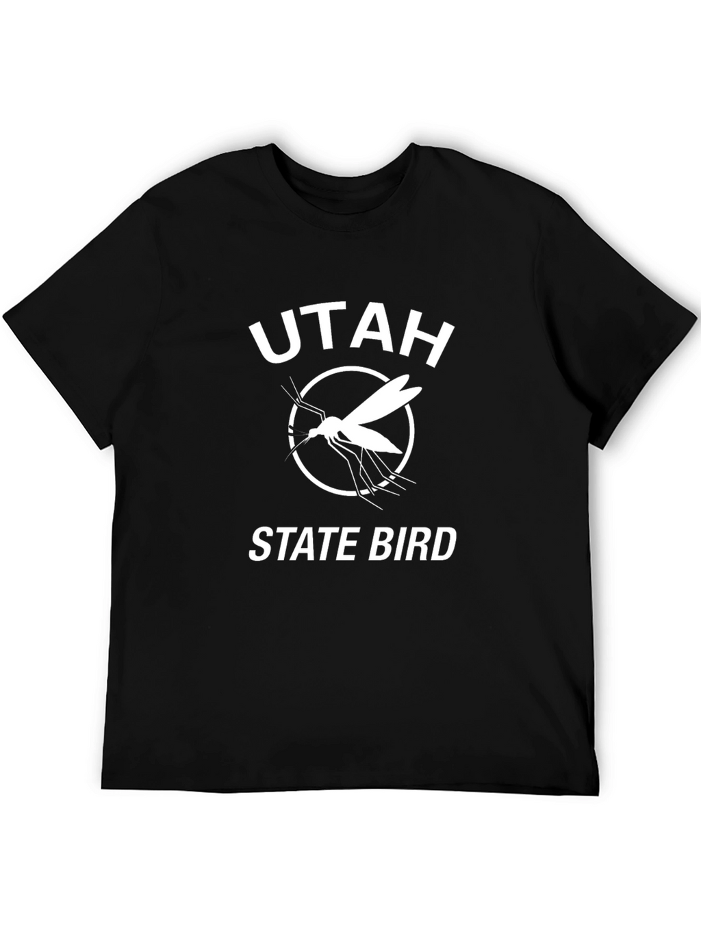 Utah State Bird Mosquito T-Shirt - Black