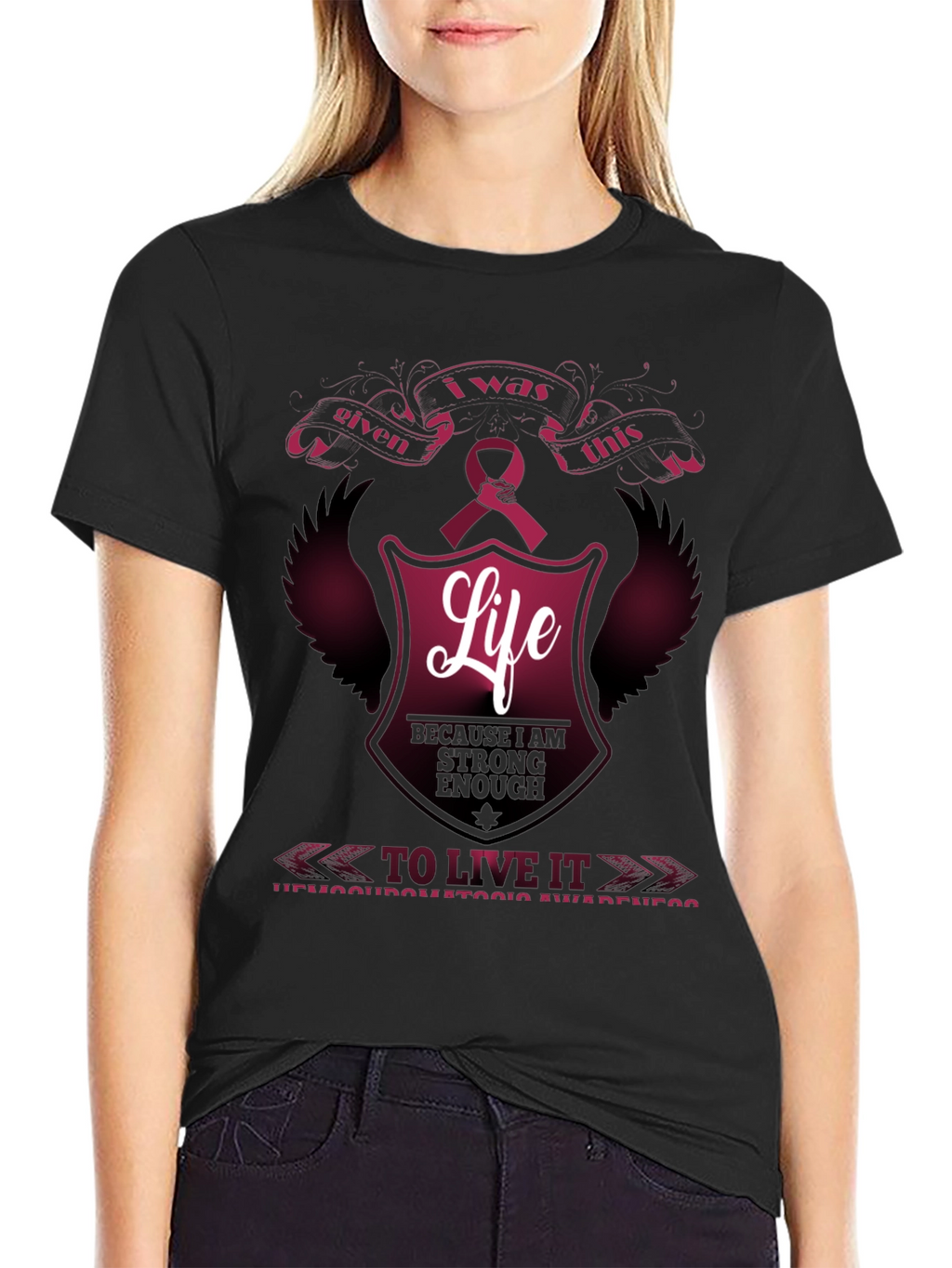I was given this life awareness t-shirt