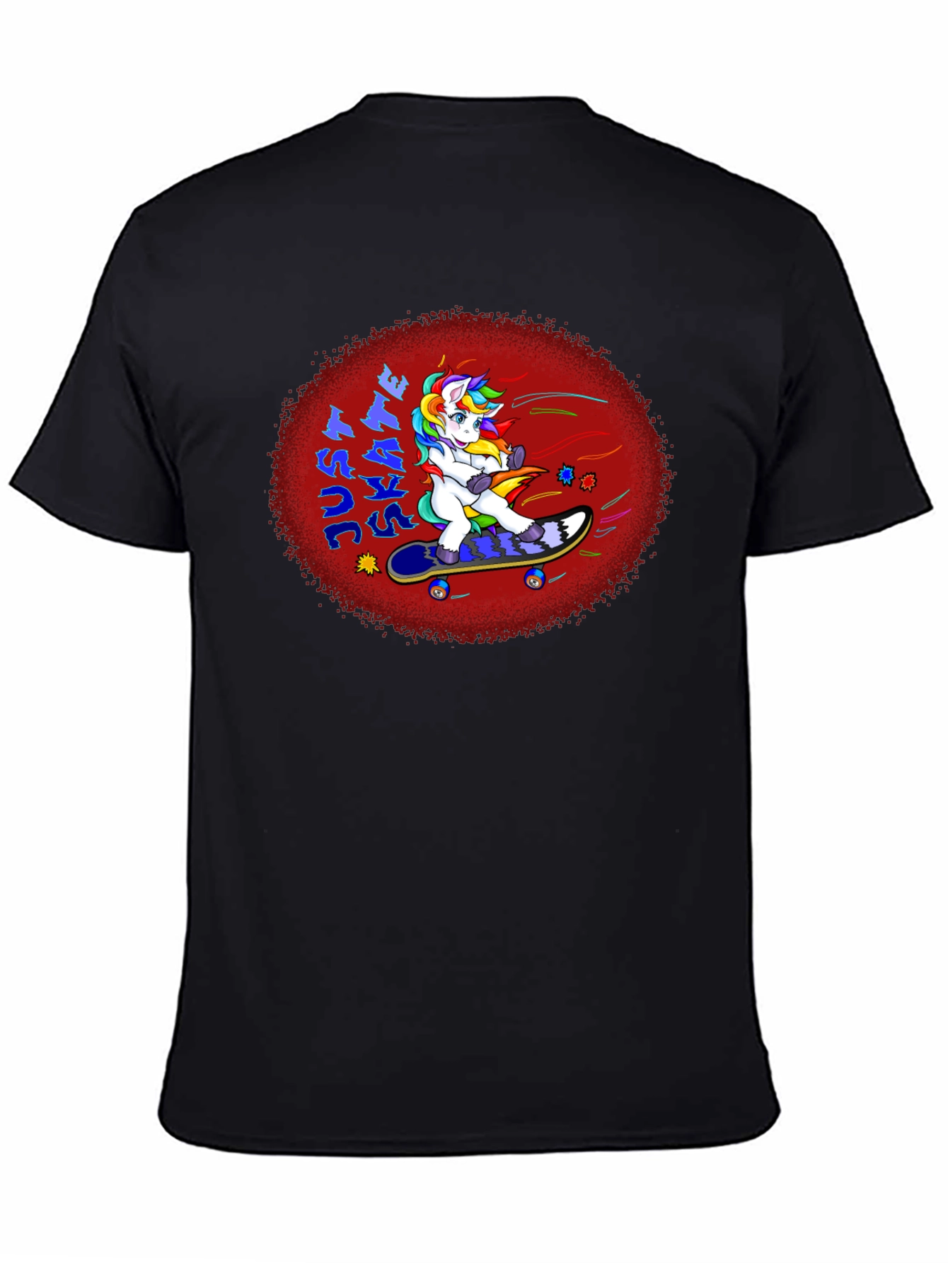 Unicorn Skateboarding T-Shirt - Unique Graphic Tee