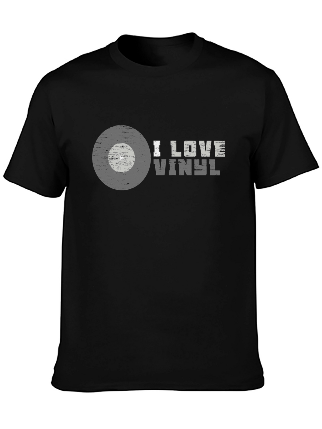 I Love Vinyl Graphic Tee - Music Lover T-Shirt