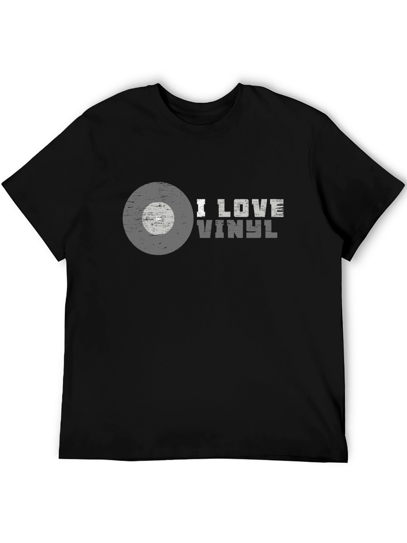 I Love Vinyl Graphic Tee - Music Lover T-Shirt