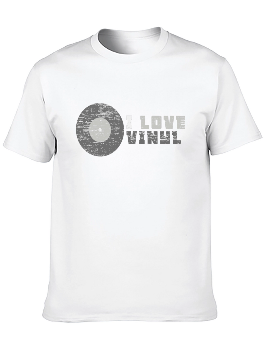 I Love Vinyl Graphic Tee - Music Lover T-Shirt