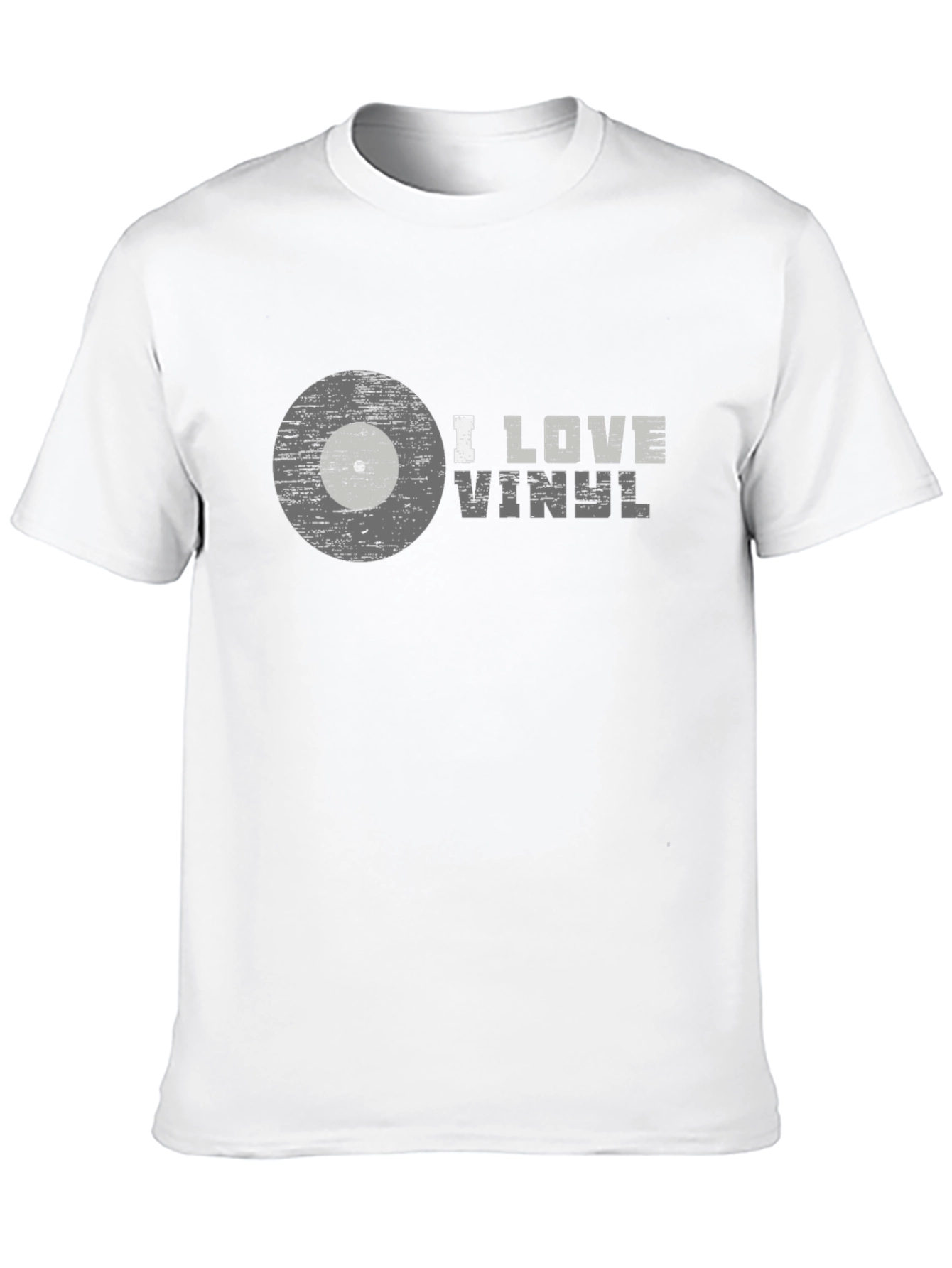 I Love Vinyl Graphic Tee - Music Lover T-Shirt