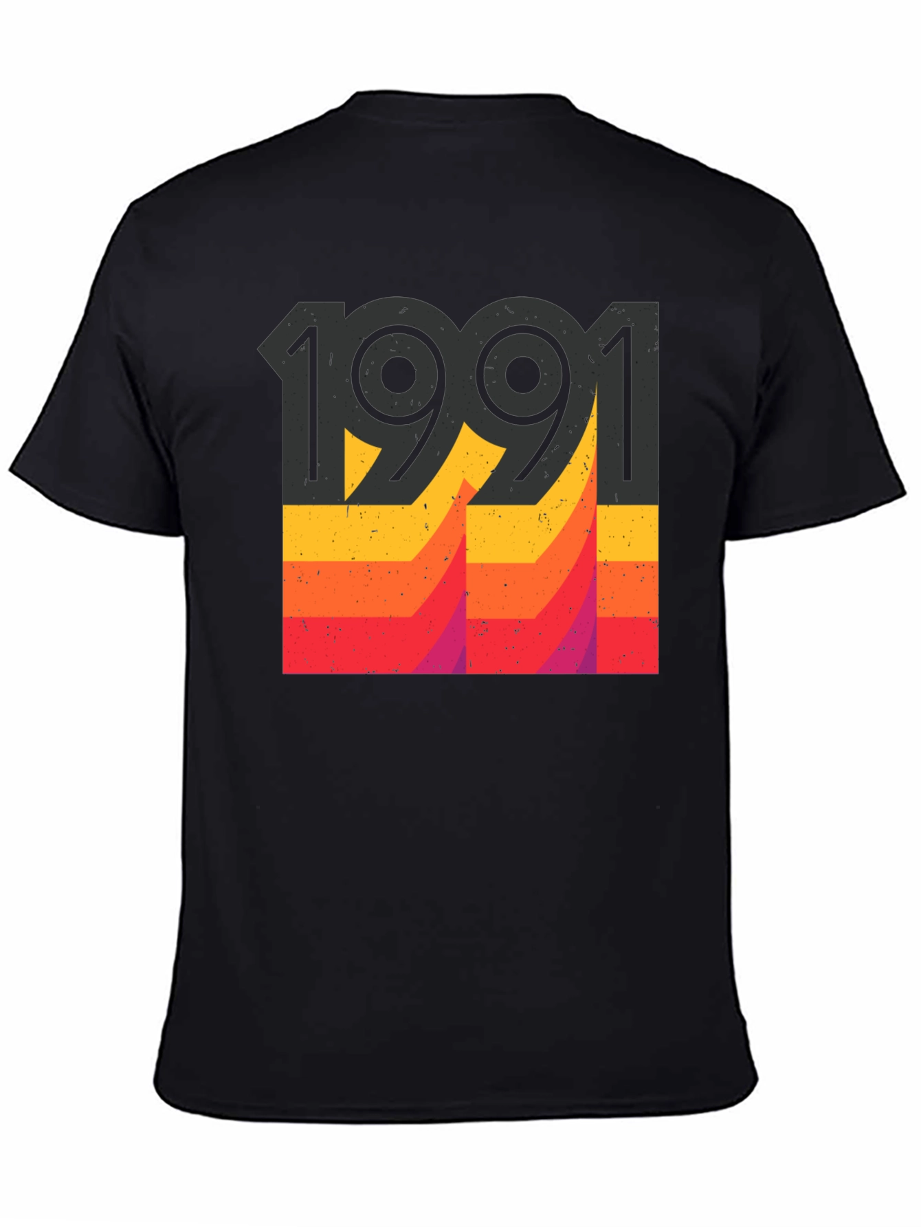 Retro 1991 Graphic Tee - Vintage Style Birthday Shirt