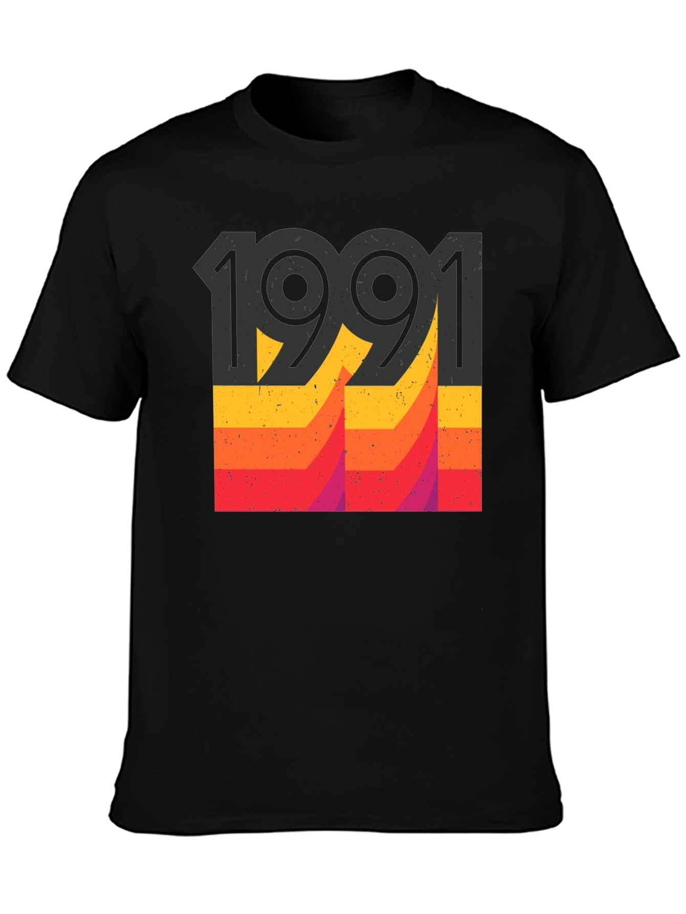 Retro 1991 Graphic Tee - Vintage Style Birthday Shirt