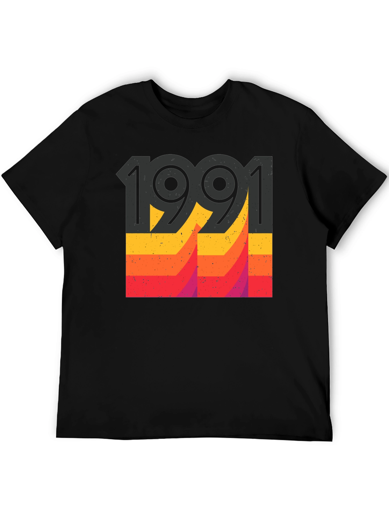 Retro 1991 Graphic Tee - Vintage Style Birthday Shirt