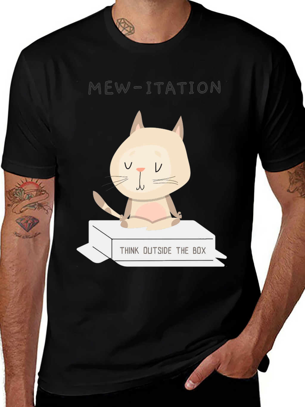 Mew-itation Cat T-Shirt - Think Outside the Box