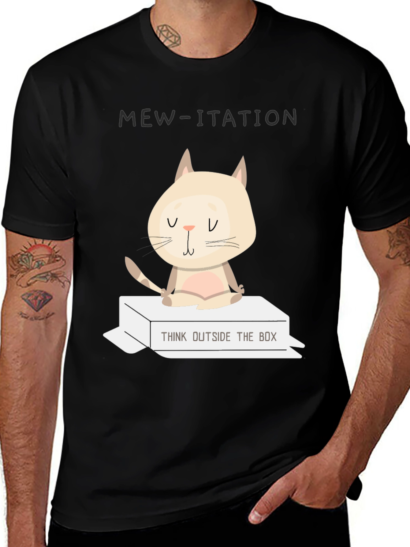 Mew-itation Cat T-Shirt - Think Outside the Box