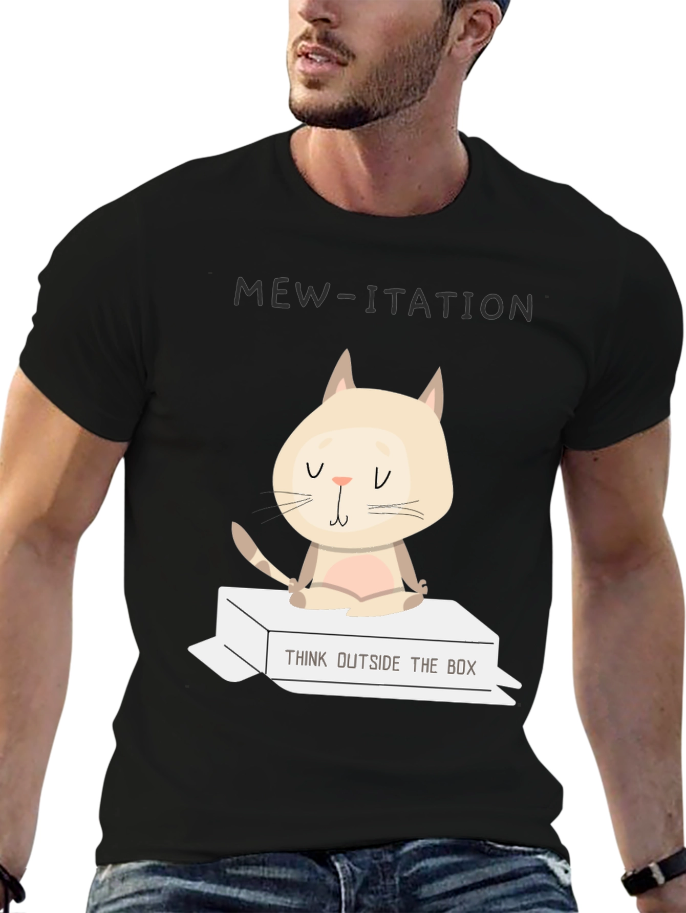 Mew-itation Cat T-Shirt - Think Outside the Box