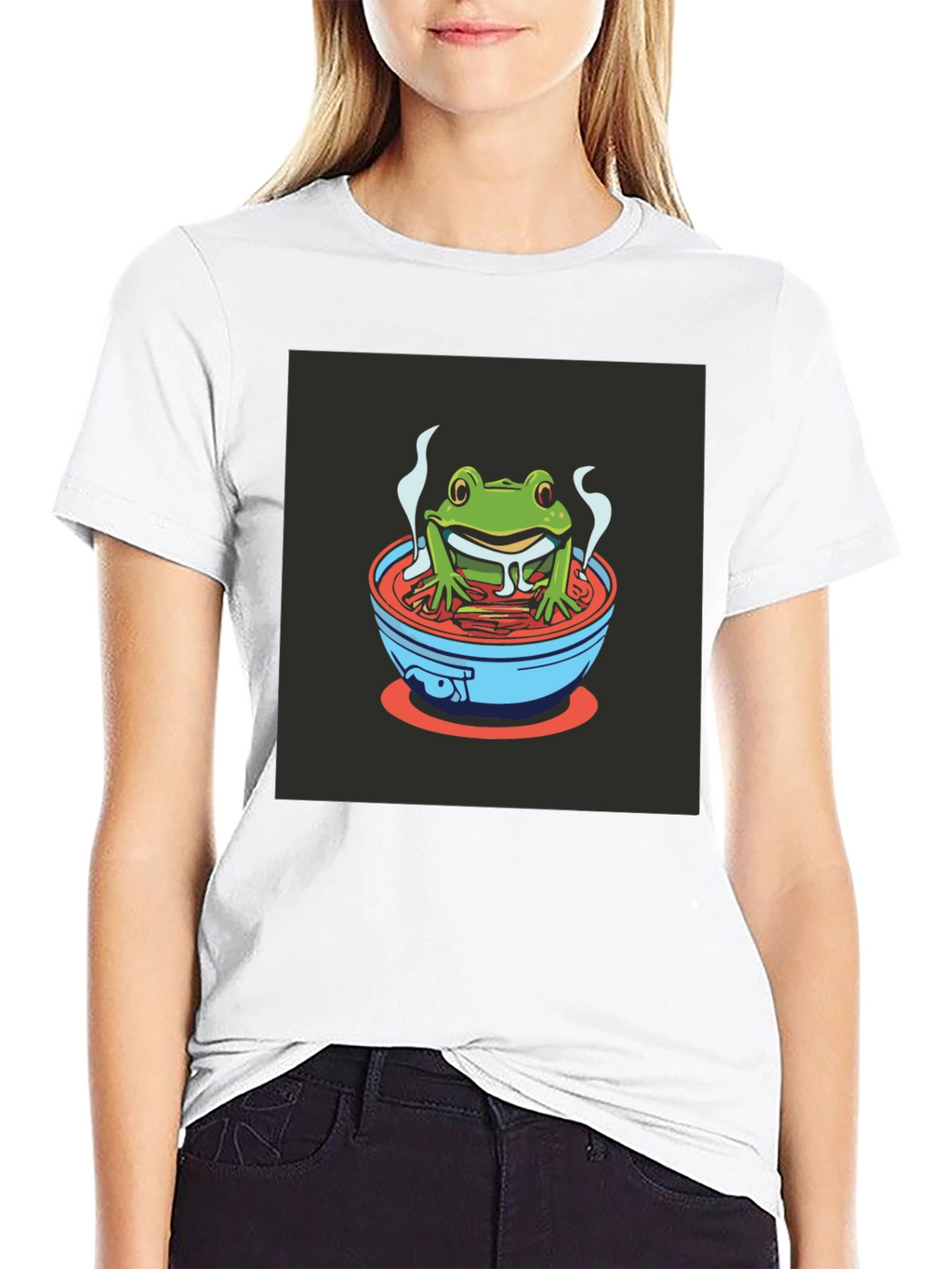Frog in Ramen T-Shirt