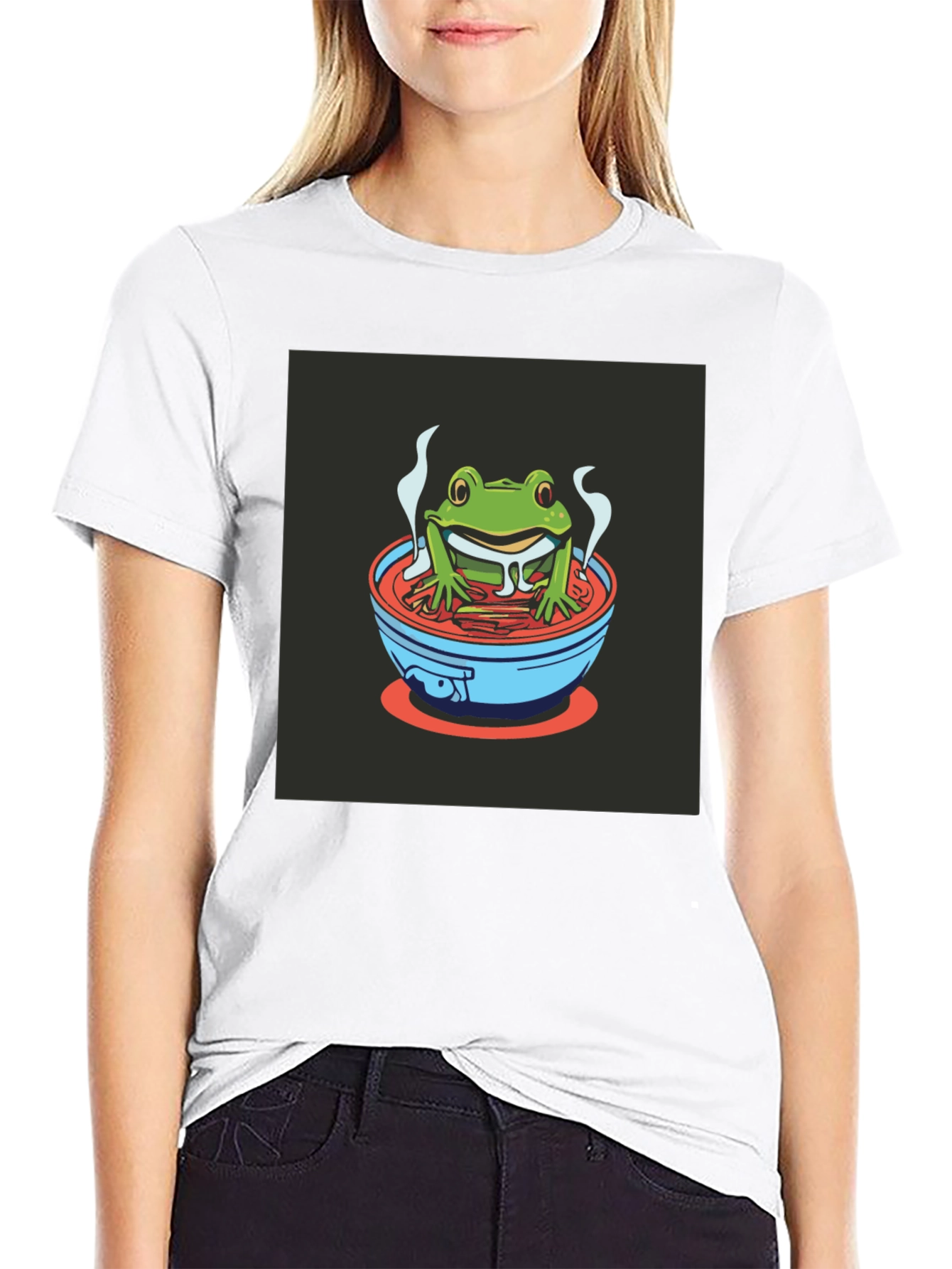 Frog in Ramen T-Shirt