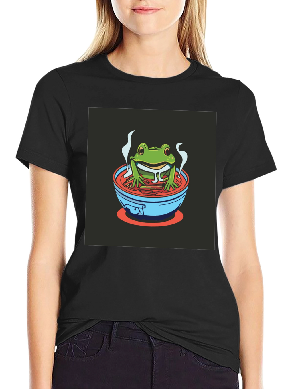 Frog in Ramen T-Shirt