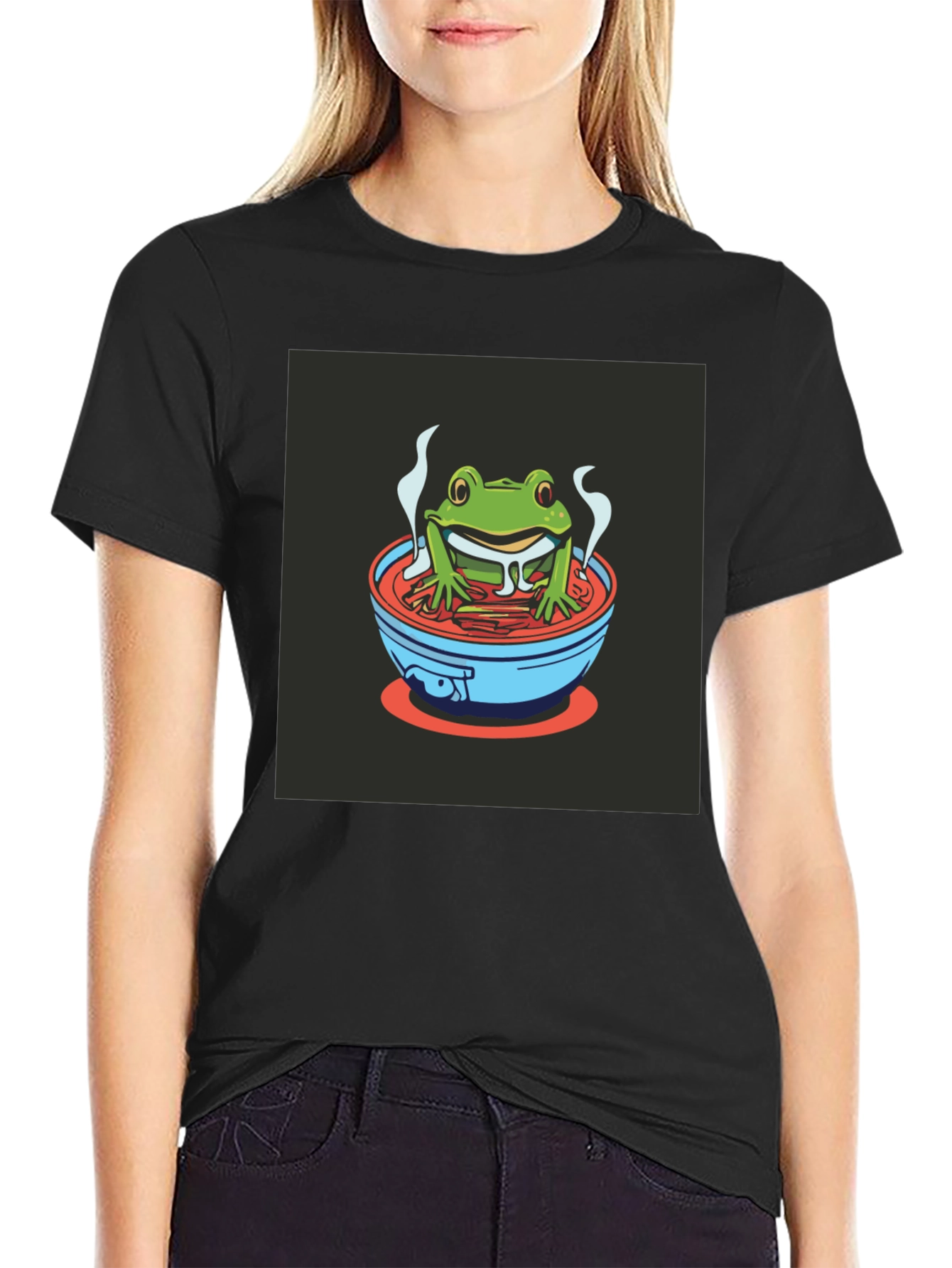 Frog in Ramen T-Shirt