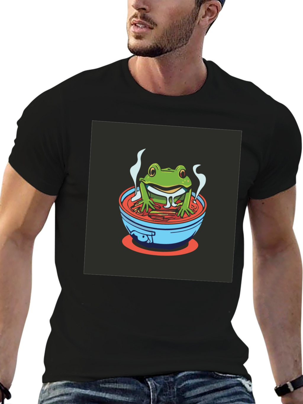 Frog in Ramen T-Shirt