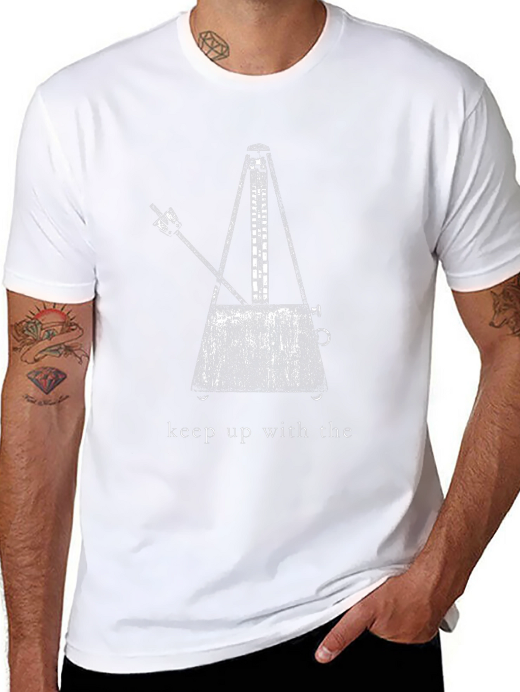Keep Up With The Metronome Black T-Shirt