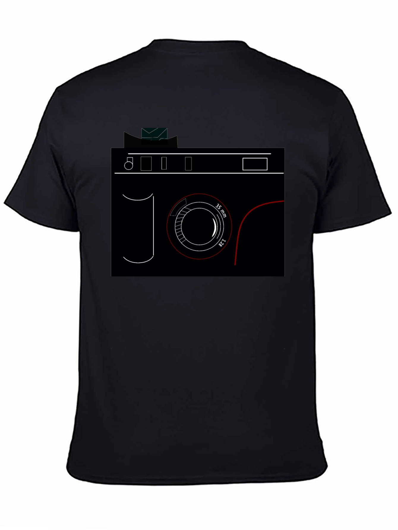 Camera Graphic Black T-Shirt