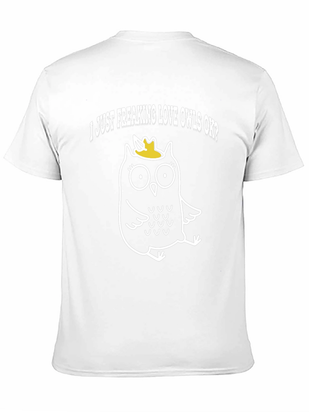 I Love Owls T-Shirt - Black Cotton Tee
