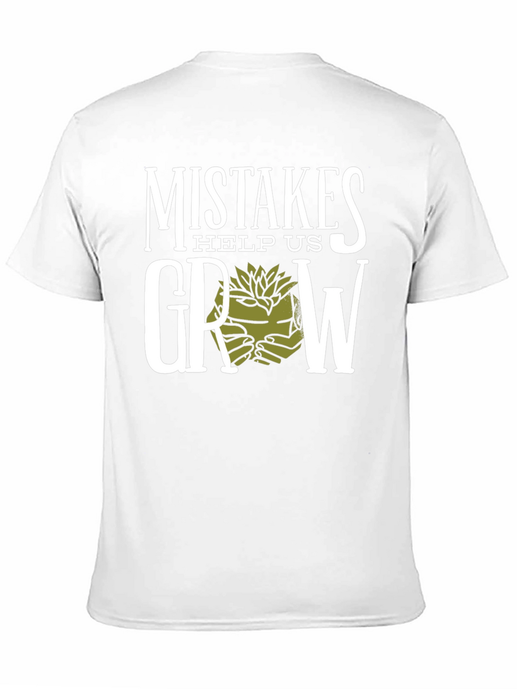 Mistakes Help Us Grow Graphic T-Shirt - Black