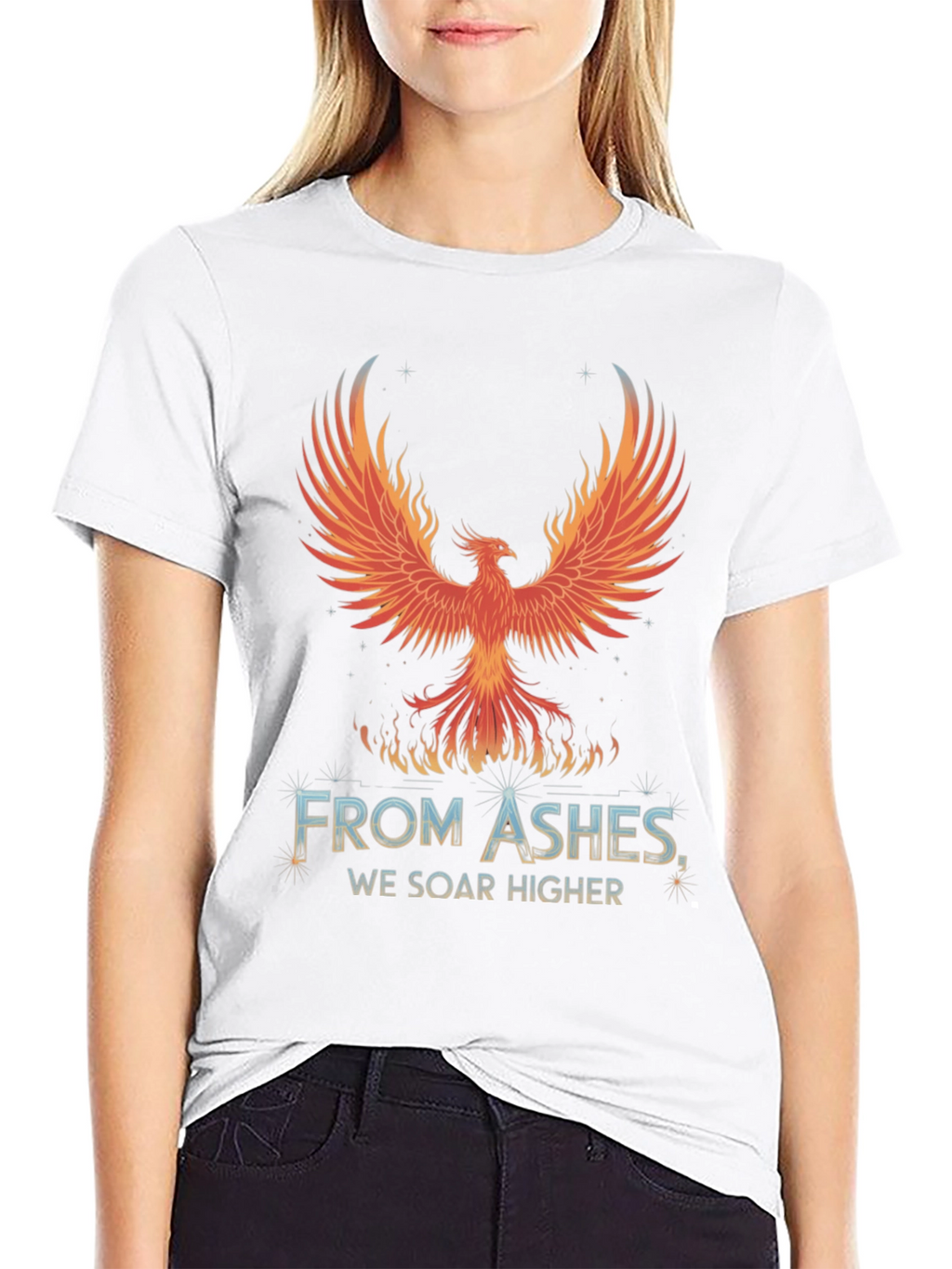 Phoenix Rising T-Shirt - From Ashes We Soar Higher