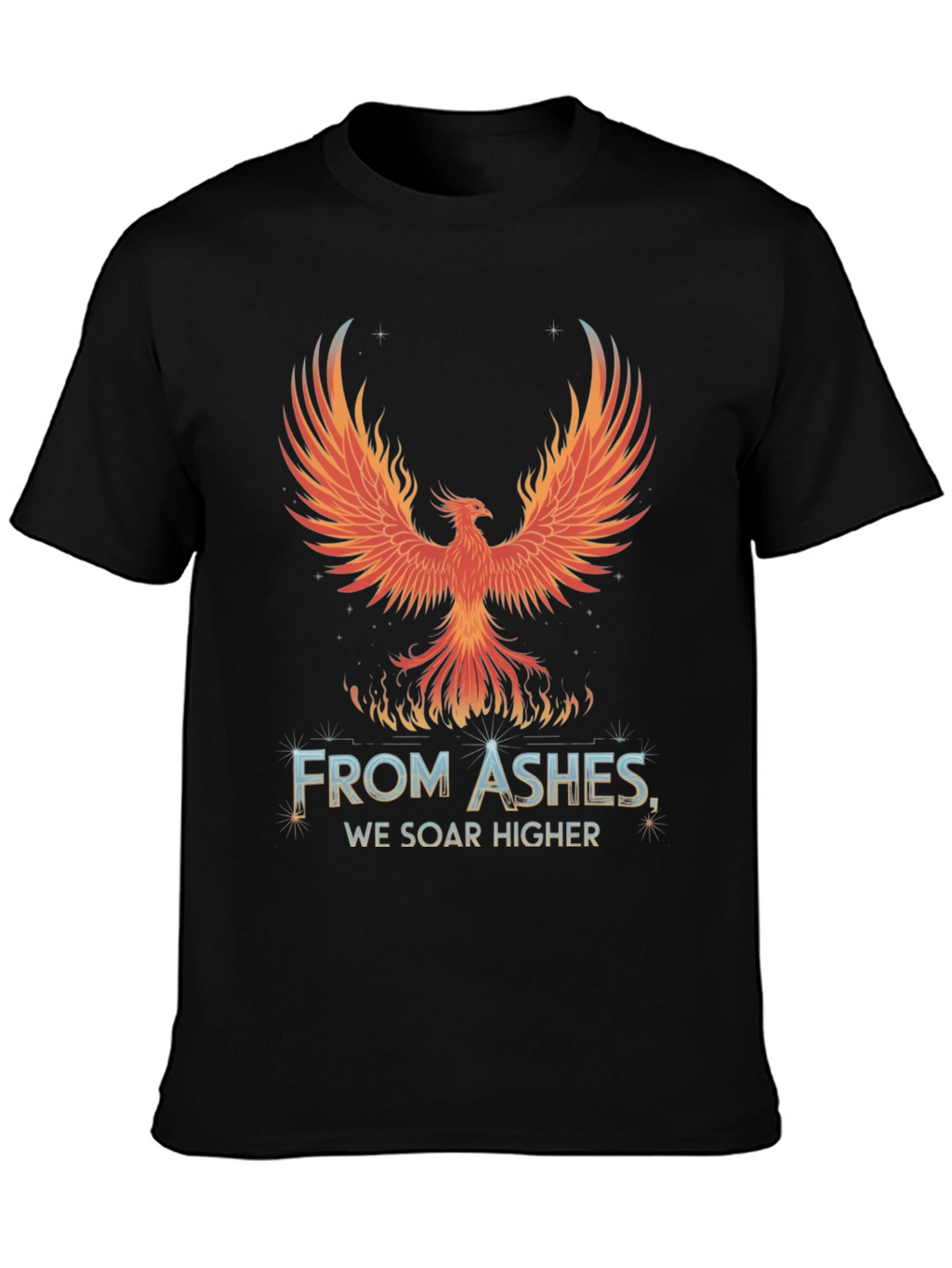 Phoenix Rising T-Shirt - From Ashes We Soar Higher