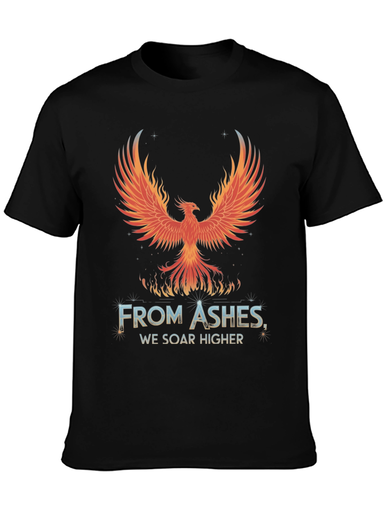 Phoenix Rising T-Shirt - From Ashes We Soar Higher