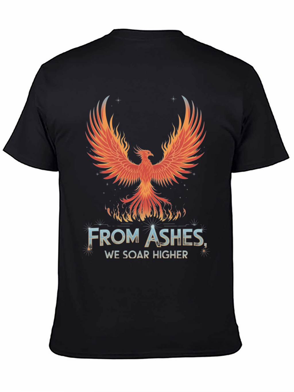 Phoenix Rising T-Shirt - From Ashes We Soar Higher