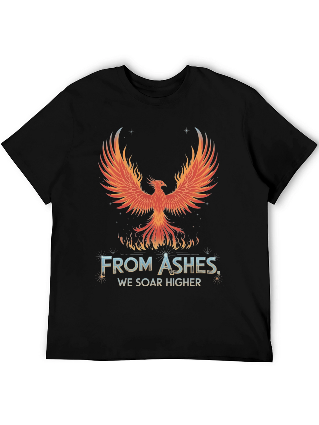 Phoenix Rising T-Shirt - From Ashes We Soar Higher