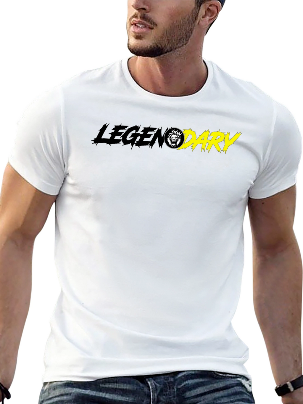 Legendary Graphic Print Mens T-Shirt